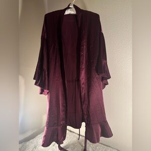 Victoria’s Secret Burgundy Robe
